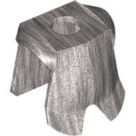 Minifig Neckwear Armor Breastplate with Leg Protection [Plain] (Metallic Silver)