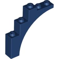 Brick Arch 1 x 5 x 4 [Continuous Bow] (Dark Blue)