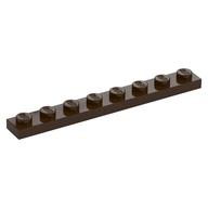 Plate 1 x 8 (Dark Brown)
