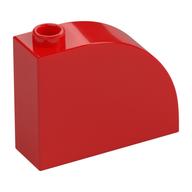 Brick Curved 1 x 3 x 2 (Red)