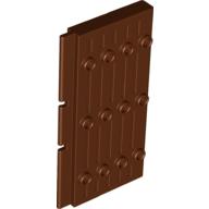 Door 1 x 5 x 7 1/2 Stockade (Reddish Brown)