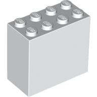 Brick 2 x 4 x 3 (White)