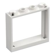 Window 1 x 4 x 3 without Shutter Tabs (White)