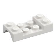 Wheel Arch, Mudguard 2 x 4 Studded with Hole (White)