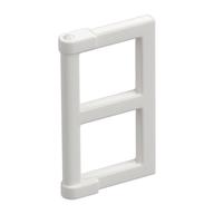 Window 1 x 2 x 3 Pane with Thick Corner Tabs (White)
