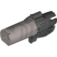 Launcher, Large Figure Weapon Cannon, Midak Skyblaster with Black Housing [Complete Assembly] (Pearl Light Gray)