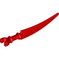 Weapon Sword Scythe Blade with Clip Pommel (Red)