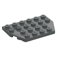 Wedge Plate 4 x 6 Cut Corners (Dark Bluish Gray)