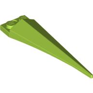 Plate Special 1 x 2 with Angular Extension and Flexible Lime Tip (Lime)