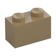 Brick 1 x 2 (Dark Tan)