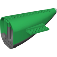 Aircraft Fuselage Curved Aft Section with Dark Bluish Gray Base (Green)