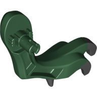 Creature Body Part, Dragon Arm, Left with Black Claws Pattern (Dark Green)