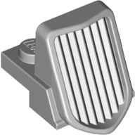 Grille 1 x 2 x 2 2/3 Sloping (Light Bluish Gray)