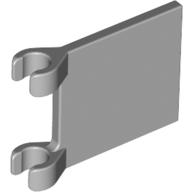 Flag 2 x 2 Square [Thin Clips] (Light Bluish Gray)