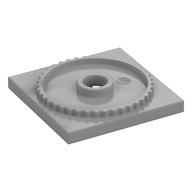 Turntable 4 x 4 Square Base, Locking (Light Bluish Gray)