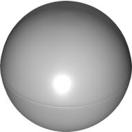 Ball, Hard Plastic, 51mm (approx. 6 studs diameter) (Light Bluish Gray)