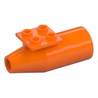 Engine Smooth Large [2 x 2 Thin Top Plate] (Orange)