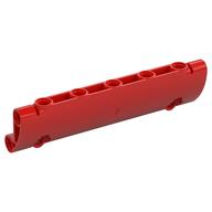 Technic Panel Curved 11 x 3 with 2 Pin Holes through Panel Surface (Red)