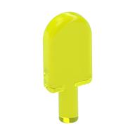 Food Popsicle / Lollipop (Trans-Neon Green)