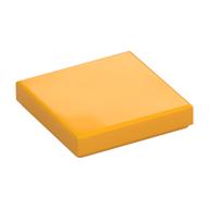 Tile 2 x 2 with Groove (Bright Light Orange)