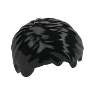Hair Short, Tousled with Side Part (Black)