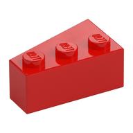 Brick Wedged, Angled 3 x 2 Right (Red)