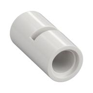 Technic Pin Connector Round [Slotted] (White)