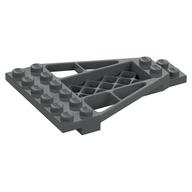 Wedge Plate 8 x 6 x 2/3 with Grille (Dark Bluish Gray)