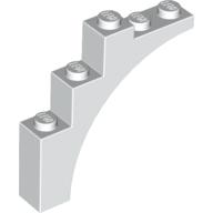 Brick Arch 1 x 5 x 4 [Continuous Bow] (White)