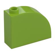 Brick Curved 1 x 3 x 2 (Lime)