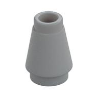 Cone 1 x 1 [Top Groove] (Light Bluish Gray)