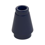 Cone 1 x 1 [Top Groove] (Dark Blue)