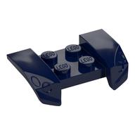 Mudguard 2 x 4 with Molded Headlights (Dark Blue)