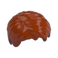 Hair Short, Tousled with Side Part (Dark Orange)