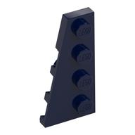 Wedge Plate 4 x 2 Left (Dark Blue)