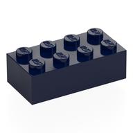Brick 2 x 4 (Dark Blue)