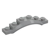 Wheel Arch, Mudguard, 1 1/2 x 6 x 1 [Arch Extended] (Light Bluish Gray)