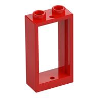 Window 1 x 2 x 3 Flat Front (Red)