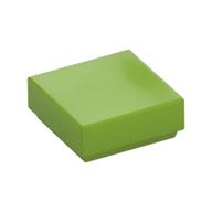 Tile 1 x 1 with Groove (Lime)