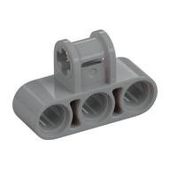 Technic Axle and Pin Connector Perpendicular Triple (Light Bluish Gray)