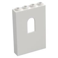 Panel 1 x 4 x 5 with Arched Window (White)