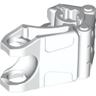 Large Figure Hand, Fist with Axle Hole, 3 Fingers (White)