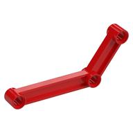 Technic Link 1 x 9 Bent (6 - 4) (Red)