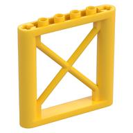 Support 1 x 6 x 5 Girder Rectangular (Yellow)