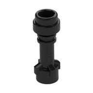 Weapon Lightsaber Hilt with Bottom Ring (Black)