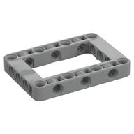 Technic Beam Frame 5 x 7 with 3 x 5 Opening Thick (Light Bluish Gray)