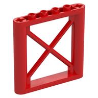 Support 1 x 6 x 5 Girder Rectangular (Red)