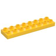 Duplo Plate 2 x 8 (Yellow)