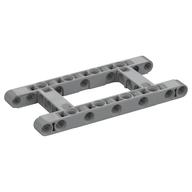 Technic Beam 5 x 11 with 3 x 5 Opening Frame Thick (Light Bluish Gray)