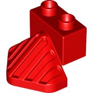 Duplo Train Steam Engine Cow Catcher (Red)